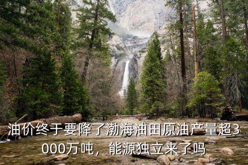 油價(jià)終于要降了渤海油田原油產(chǎn)量超3000萬(wàn)噸，能源獨(dú)立來(lái)了嗎