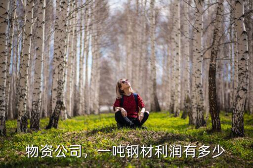 物資公司，一噸鋼材利潤(rùn)有多少