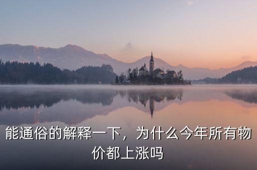 能通俗的解釋一下，為什么今年所有物價都上漲嗎