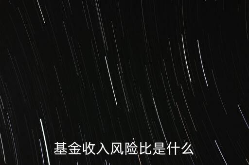 基金收入風(fēng)險比是什么