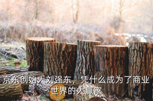 京東創(chuàng)始人劉強(qiáng)東，憑什么成為了商業(yè)世界的大贏家