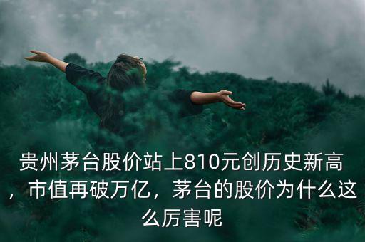 貴州茅臺(tái)股價(jià)站上810元?jiǎng)?chuàng)歷史新高，市值再破萬億，茅臺(tái)的股價(jià)為什么這么厲害呢