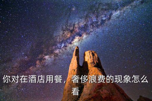你對在酒店用餐，奢侈浪費的現(xiàn)象怎么看