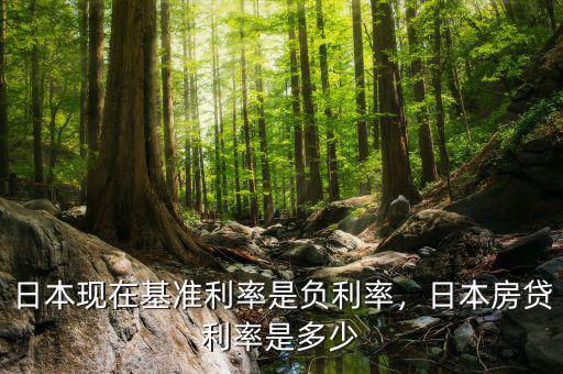 日本現(xiàn)在基準(zhǔn)利率是負(fù)利率，日本房貸利率是多少