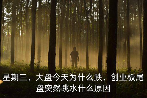 星期三，大盤今天為什么跌，創(chuàng)業(yè)板尾盤突然跳水什么原因