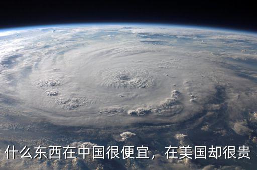 什么東西在中國很便宜，在美國卻很貴