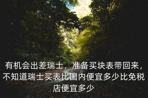 有機會出差瑞士，準備買塊表帶回來，不知道瑞士買表比國內(nèi)便宜多少比免稅店便宜多少