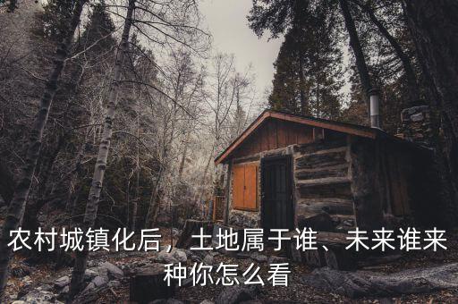 農(nóng)村城鎮(zhèn)化后，土地屬于誰(shuí)、未來誰(shuí)來種你怎么看