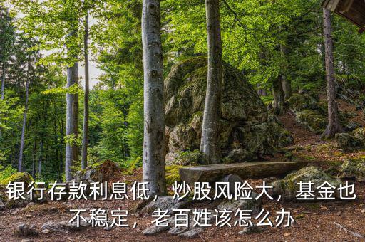 銀行存款利息低，炒股風(fēng)險(xiǎn)大，基金也不穩(wěn)定，老百姓該怎么辦