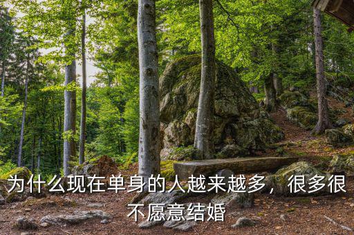 為什么現(xiàn)在單身的人越來越多，很多很不愿意結(jié)婚