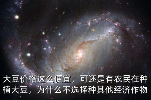 大豆價(jià)格這么便宜，可還是有農(nóng)民在種植大豆，為什么不選擇種其他經(jīng)濟(jì)作物