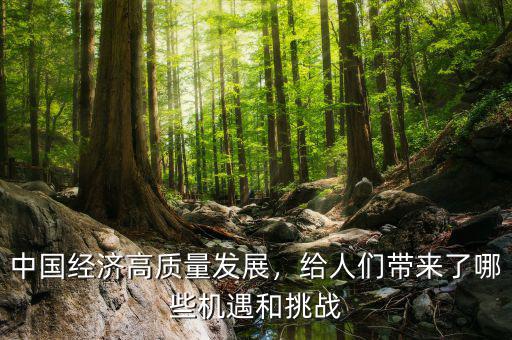 中國經(jīng)濟(jì)高質(zhì)量發(fā)展，給人們帶來了哪些機(jī)遇和挑戰(zhàn)