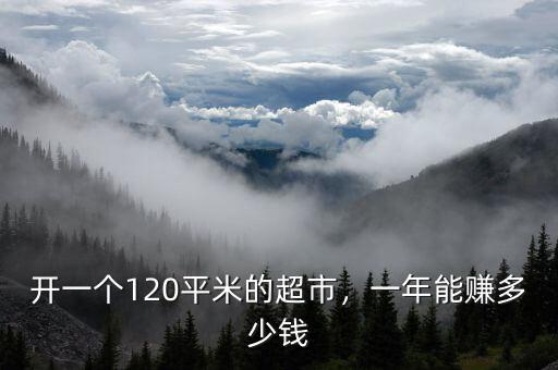 開一個(gè)120平米的超市，一年能賺多少錢