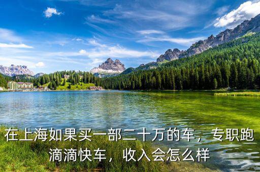 在上海如果買一部二十萬(wàn)的車，專職跑滴滴快車，收入會(huì)怎么樣
