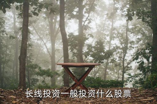 股票投資選什么股票,長線投資一般投資什么股票