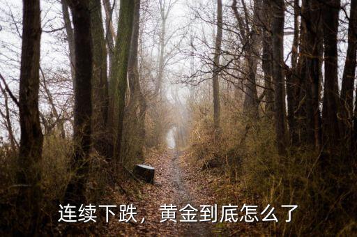 連續(xù)下跌，黃金到底怎么了