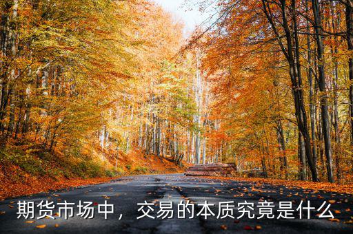 期貨市場中，交易的本質(zhì)究竟是什么