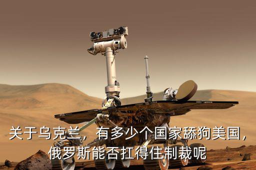 關(guān)于烏克蘭，有多少個國家舔狗美國，俄羅斯能否扛得住制裁呢
