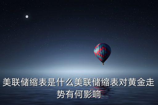 美聯(lián)儲(chǔ)縮表是什么美聯(lián)儲(chǔ)縮表對黃金走勢有何影響
