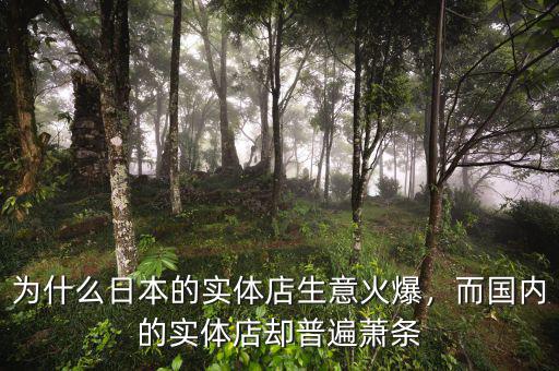 為什么日本的實(shí)體店生意火爆，而國內(nèi)的實(shí)體店卻普遍蕭條