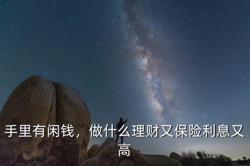 高利率理財(cái)投資怎么做,做什么理財(cái)又保險