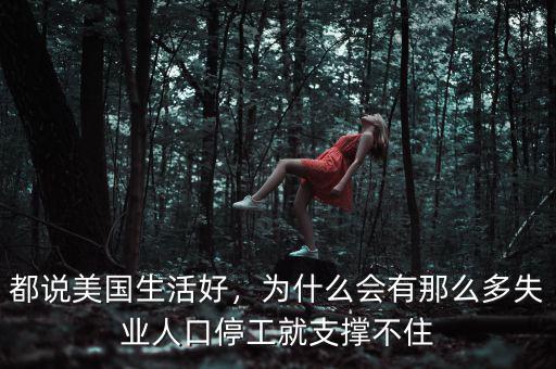 都說(shuō)美國(guó)生活好，為什么會(huì)有那么多失業(yè)人口停工就支撐不住