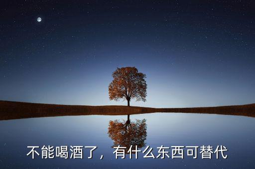 不能喝酒了，有什么東西可替代