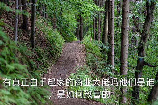 有真正白手起家的商業(yè)大佬嗎他們是誰，是如何致富的