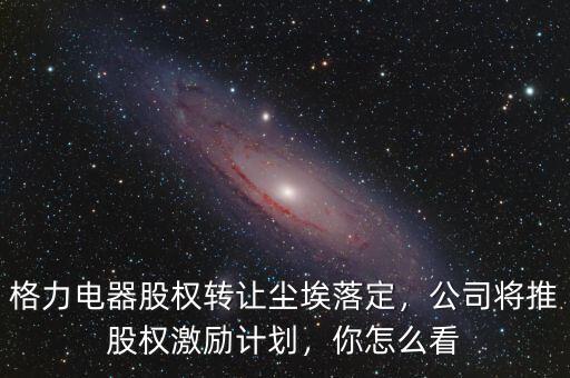 格力電器股權(quán)轉(zhuǎn)讓塵埃落定，公司將推股權(quán)激勵(lì)計(jì)劃，你怎么看