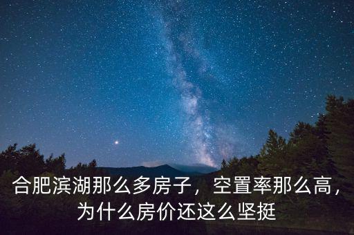 合肥濱湖那么多房子，空置率那么高，為什么房價還這么堅挺