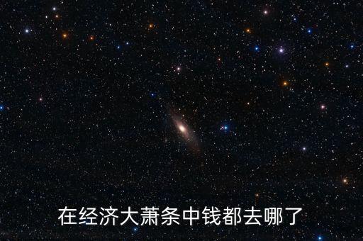 在經濟大蕭條中錢都去哪了