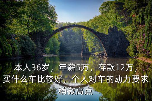 本人36歲，年薪5萬，存款12萬，買什么車比較好，個人對車的動力要求稍微高點