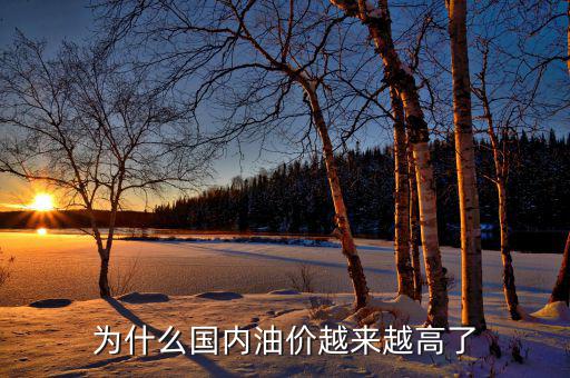 為什么國內油價越來越高了