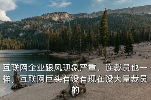 互聯(lián)網(wǎng)企業(yè)跟風(fēng)現(xiàn)象嚴(yán)重，連裁員也一樣，互聯(lián)網(wǎng)巨頭有沒(méi)有現(xiàn)在沒(méi)大量裁員的