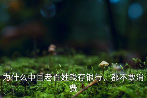 為什么中國老百姓錢存銀行，都不敢消費(fèi)