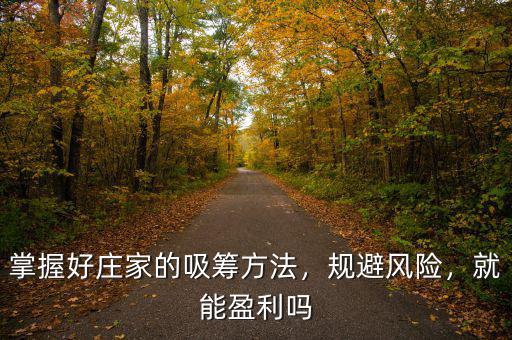 掌握好莊家的吸籌方法，規(guī)避風(fēng)險(xiǎn)，就能盈利嗎