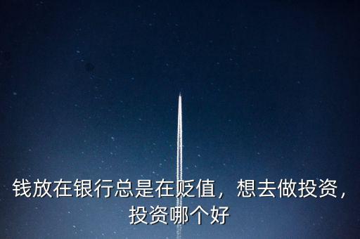錢放在銀行總是在貶值，想去做投資，投資哪個好