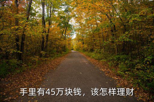 手里有45萬(wàn)塊錢，該怎樣理財(cái)