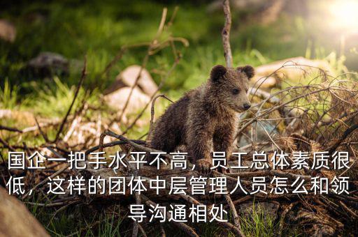 國企一把手水平不高，員工總體素質(zhì)很低，這樣的團(tuán)體中層管理人員怎么和領(lǐng)導(dǎo)溝通相處