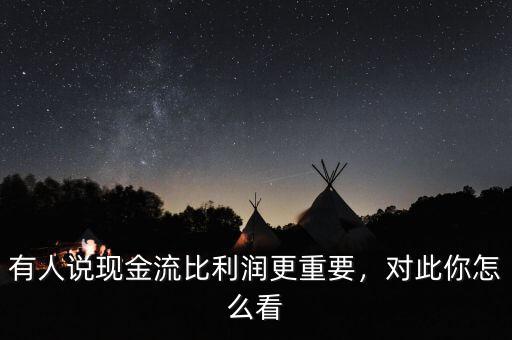 有人說(shuō)現(xiàn)金流比利潤(rùn)更重要，對(duì)此你怎么看
