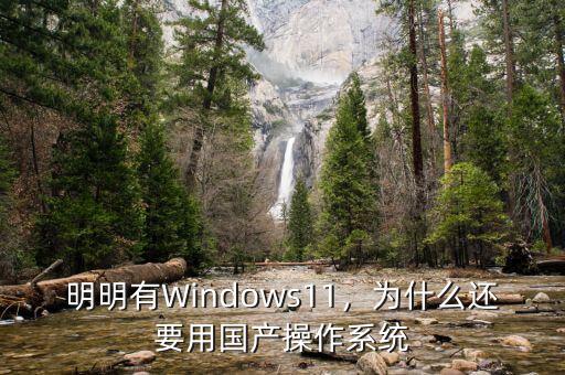 明明有Windows11，為什么還要用國產(chǎn)操作系統(tǒng)