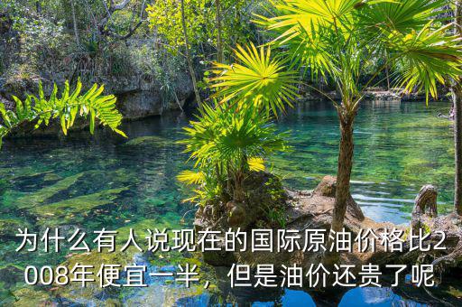 為什么有人說現(xiàn)在的國際原油價(jià)格比2008年便宜一半，但是油價(jià)還貴了呢