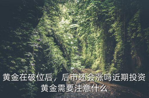 黃金在破位后，后市還會漲嗎近期投資黃金需要注意什么