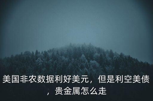 美國非農(nóng)數(shù)據(jù)利好美元，但是利空美債，貴金屬怎么走