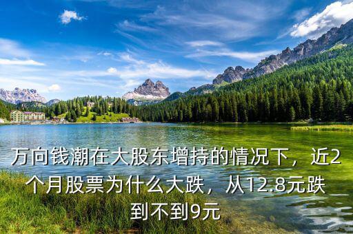 萬(wàn)向錢潮在大股東增持的情況下，近2個(gè)月股票為什么大跌，從12.8元跌到不到9元