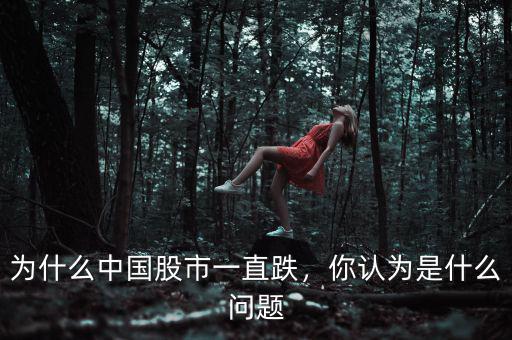 為什么中國股市一直跌，你認為是什么問題