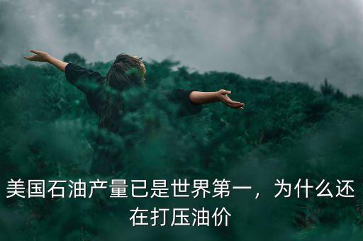 美國(guó)石油產(chǎn)量已是世界第一，為什么還在打壓油價(jià)