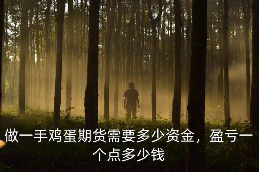 做一手雞蛋期貨需要多少資金，盈虧一個(gè)點(diǎn)多少錢