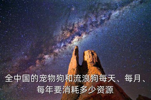 全中國(guó)的寵物狗和流浪狗每天、每月、每年要消耗多少資源