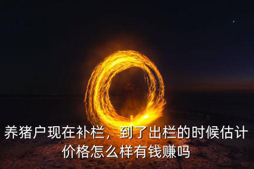 養(yǎng)豬戶現(xiàn)在補(bǔ)欄，到了出欄的時(shí)候估計(jì)價(jià)格怎么樣有錢賺嗎